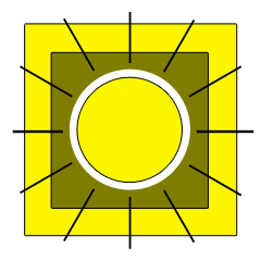 A flashing yellow at an intersection means?