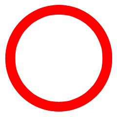 Mandatory signs are exhibited in?