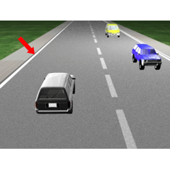 In this road you should not...