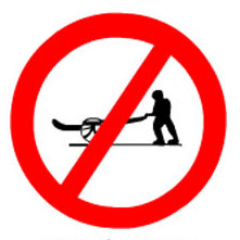 Which Sign denotes "Hand Carts Prohibited"?
