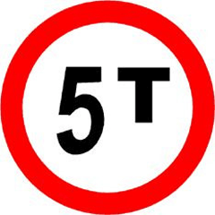 Which Sign denotes "Load Limit"?